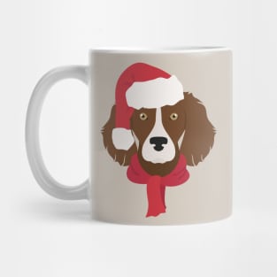 Brittany Spaniel Christmas Dog Mug